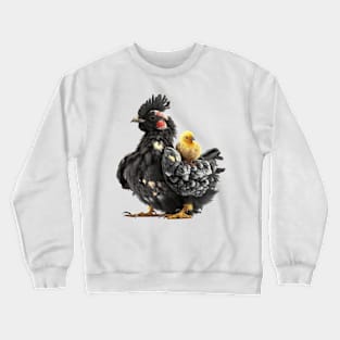 Piggy Back - Chick Crewneck Sweatshirt
